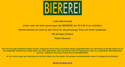 Desktop Screenshot of biererei.com
